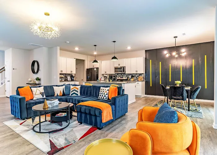 New Entire Luxury Raleigh Home 15Min To Dt, Baby, Kids, Family & Pet Friendly, Ev Car Charger, Pingpong